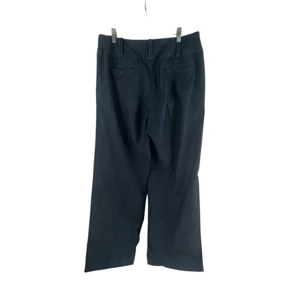 Larry Levine Women's Stretch Wide Leg Denim Jean Trousers Size 10 Cotton Blend W - Picture 3 of 8